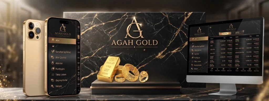 AGAH GOLD - Canlı altın fiyatları, mobil ve web uygulaması